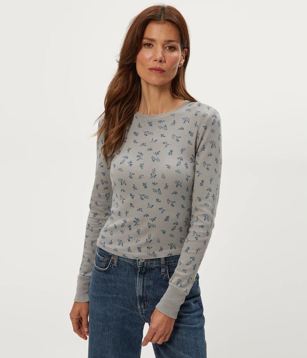 Palmer Printed Tee in Sterling