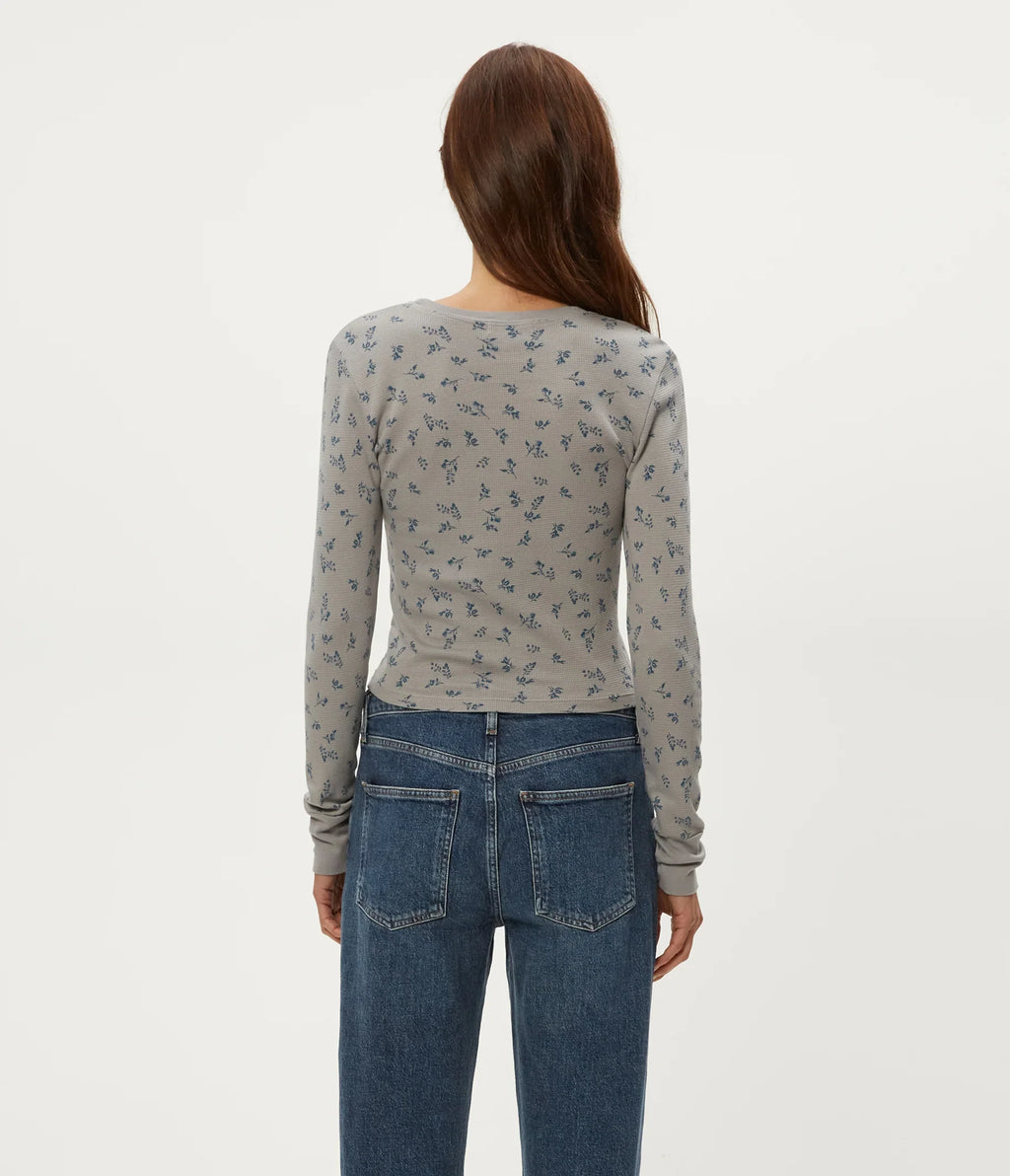 Palmer Printed Tee in Sterling