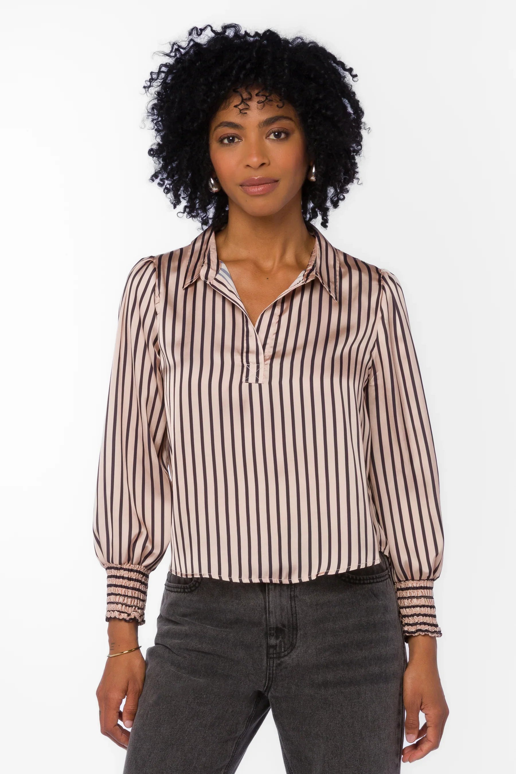 Kat Goldie Striped Blouse