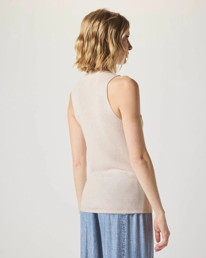 Bobbie Sweater Tank in Moonstone